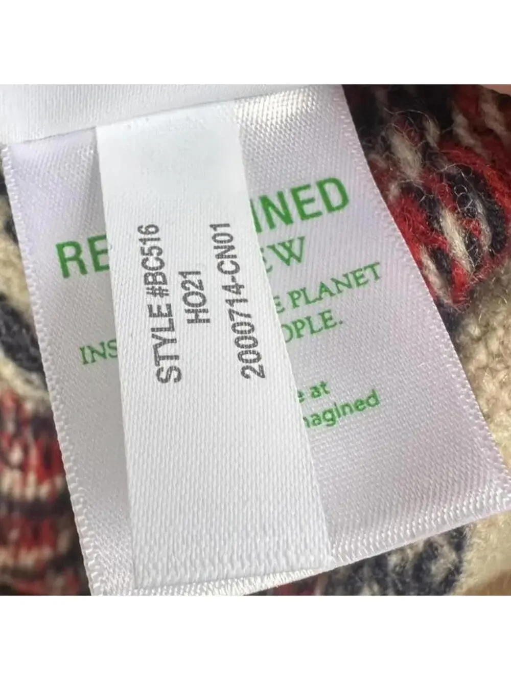 J.Crew Fair Isle 100% Lambswool Crewneck Sweater Mens Medium Navy Nordic XS